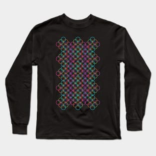 Neon Circlets Long Sleeve T-Shirt